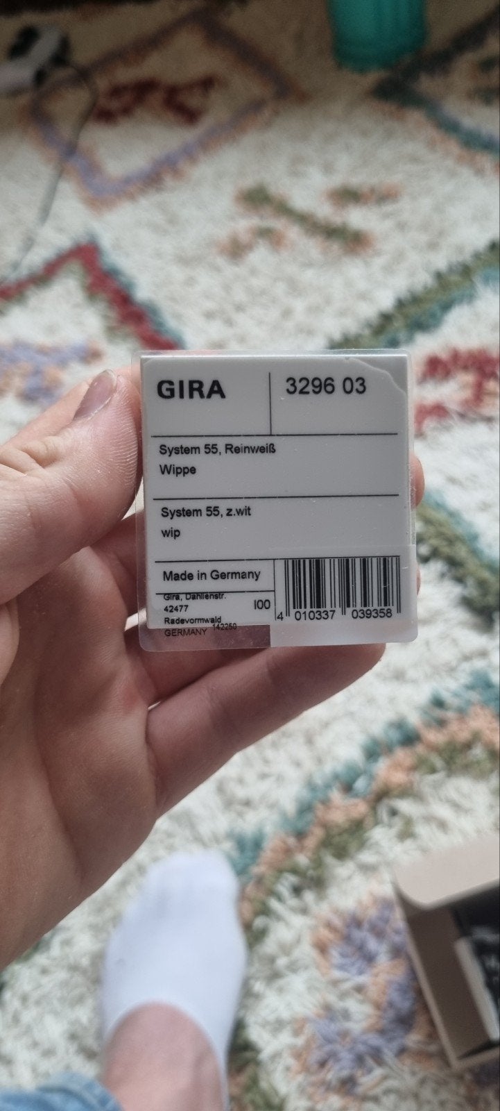 Nieuwe Gira Wippe Systeem 55 Reinwit - 10 stuks, Ophalen of Verzenden, Nieuw, Gira, Afdekraam