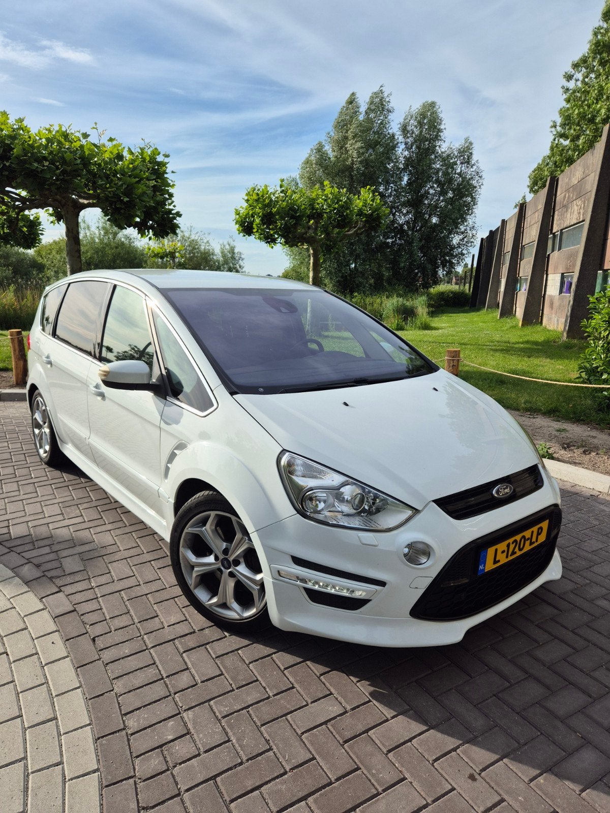 Ford S-Max 2.0 Stci 176KW Aut6 2014 Wit, 1800 kg, Zwart, 4 cilinders, 7 stoelen