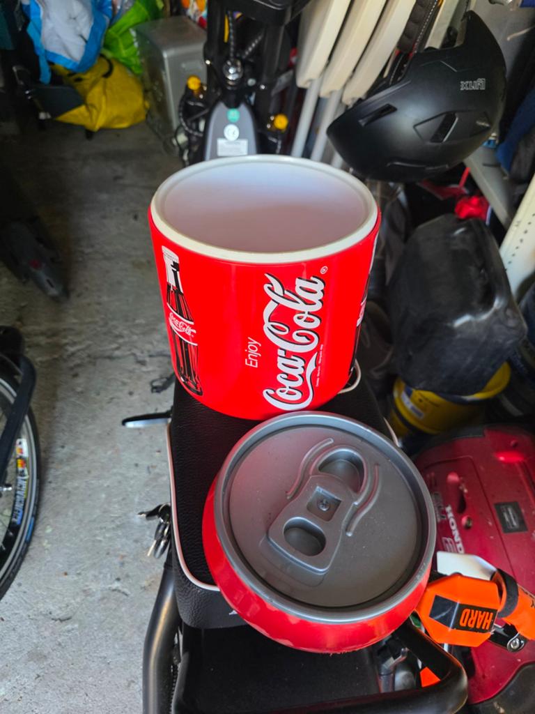 Coca-Cola ijsemmer met blikjesdeksel, Ophalen of Verzenden