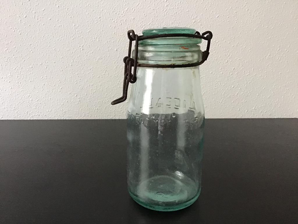 Brocante oude franse weckpot. L’ideale., Ophalen of Verzenden