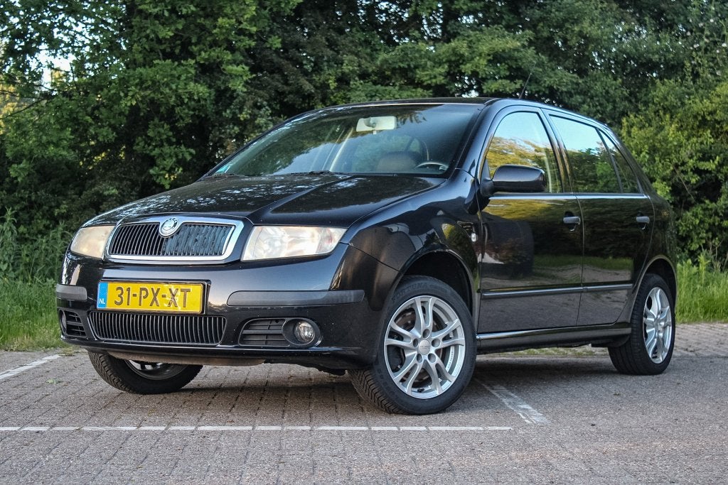 Skoda Fabia 2.0 116 pk 2005 Zwart Leer | Cruise | Airco, Zwart, 4 cilinders, 1984 cc, Handgeschakeld