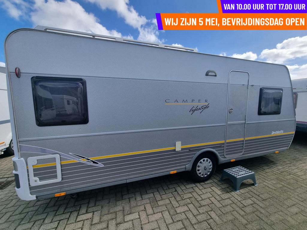 Dethleffs CAMPER  LIFESTYLE 510 FRANSBED + VOORTENT + LUIFE, Rondzit, 7 tot 8 meter, Bedrijf, Dethleffs