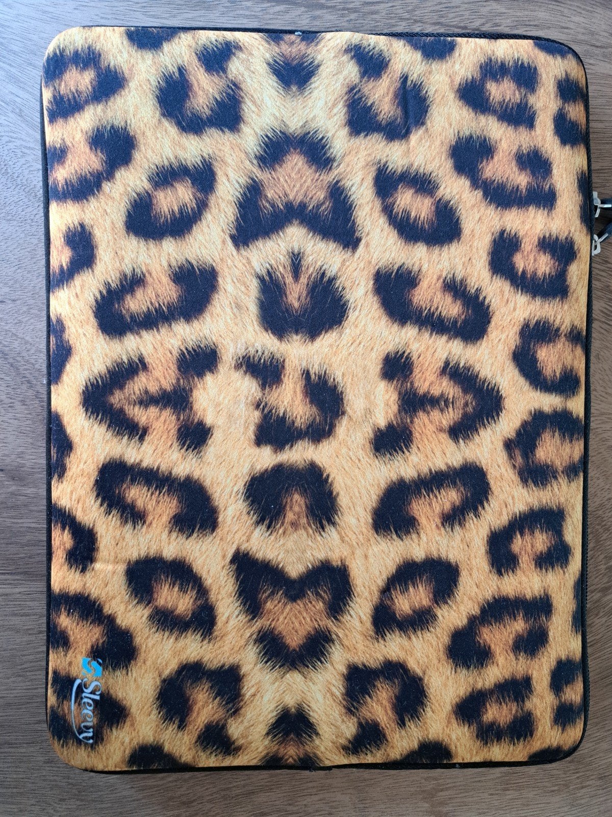 Laptophoes 11,6" 30x23 cm panterprint tablethoes, Computers en Software, Ophalen of Verzenden, 12 inch of minder, Zo goed als nieuw