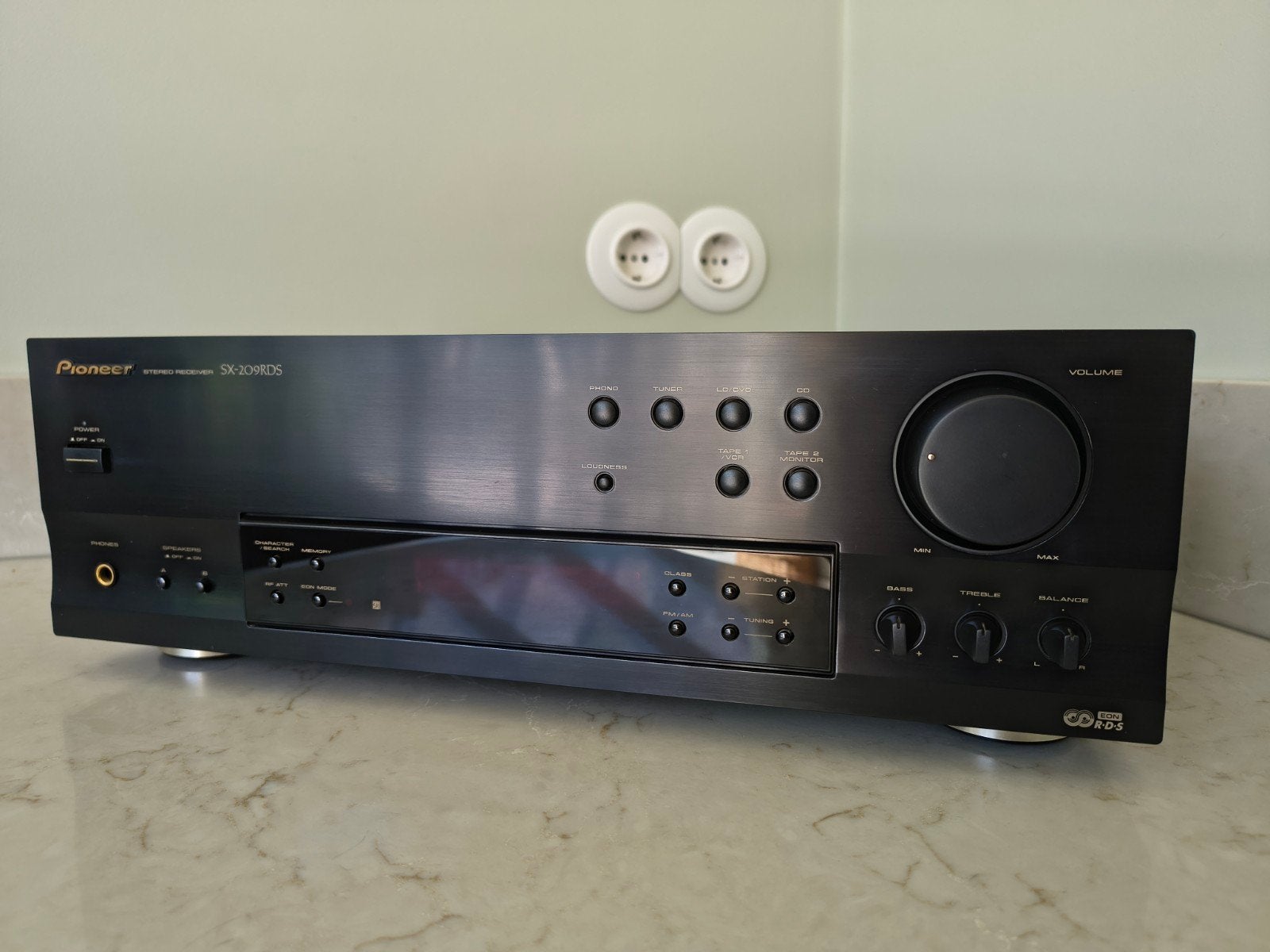 Pioneer SX-209RDS - Versterker - phono, Gebruikt, Ophalen of Verzenden, Pioneer, 120 watt of meer