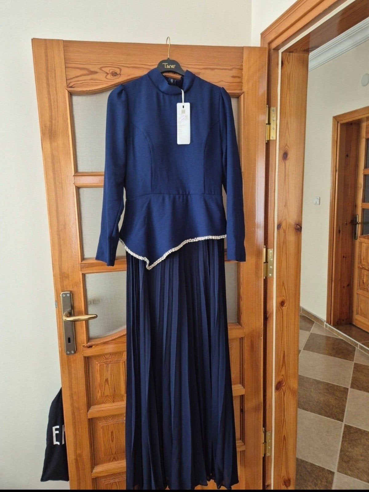 avondjurk (maat 42) nieuw, Kleding | Dames, Gelegenheidskleding, Galajurk, Blauw, Maat 42/44 (L), Nieuw