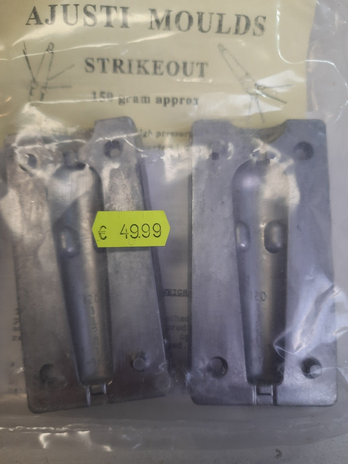 strikeout loodmal klapankerlood 150 gram nieuw, Watersport en Boten, Engeland, Strikeout, Overige typen, Nieuw