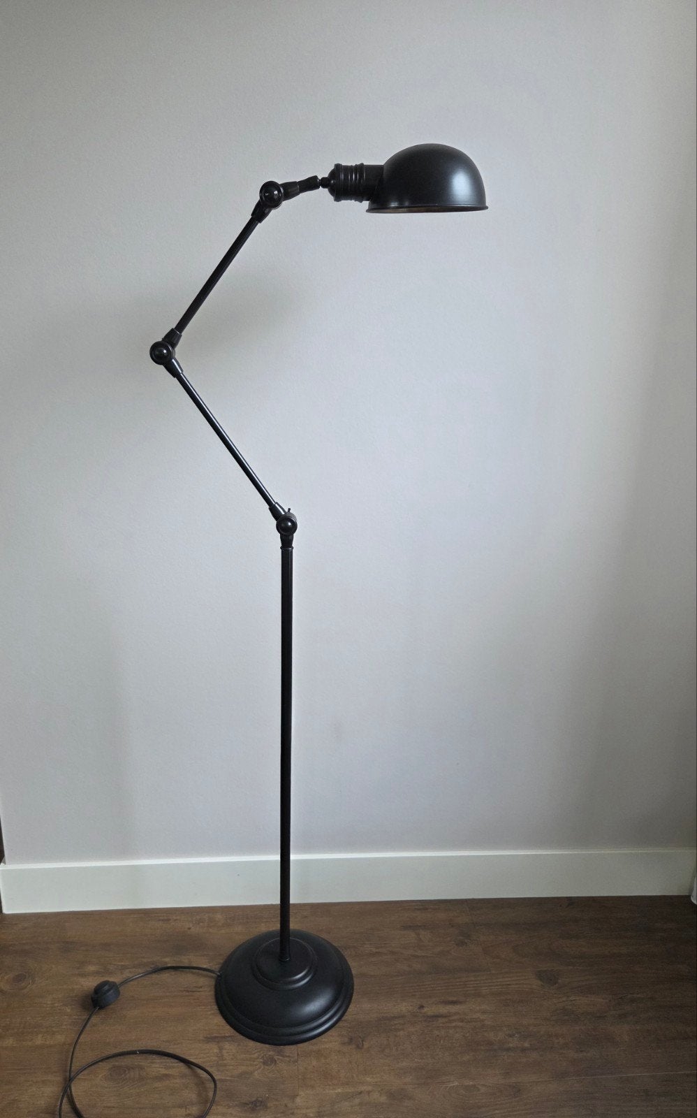Zwarte Vloerlamp landelijk  - 150 cm Hoog, Ophalen, Gebruikt, Metaal, 150 tot 200 cm