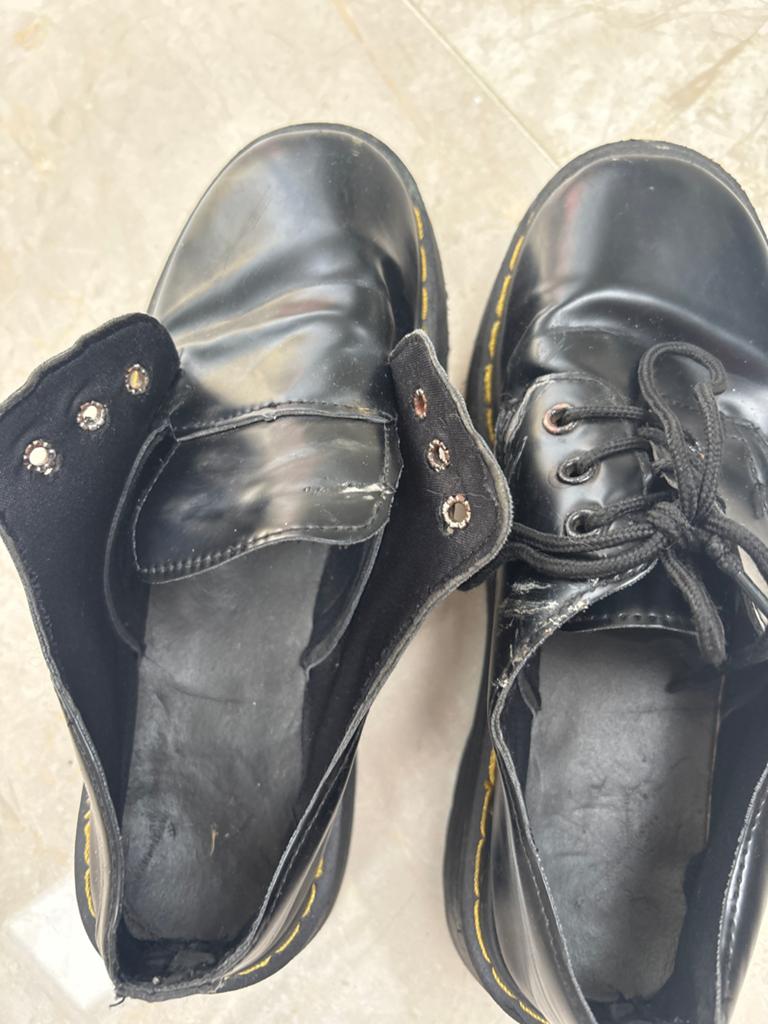 Dr. Martens 1461 Smooth Leren Schoenen Zwart, Ophalen of Verzenden, Gedragen, Zwart, Schoenen met lage hakken
