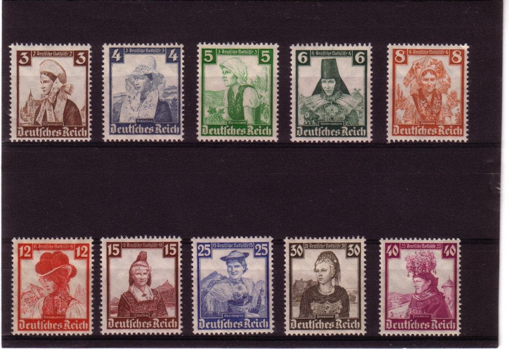 Duitse Rijk 588-597 Postfris (01), Ophalen of Verzenden, Duitse Keizerrijk, Postfris