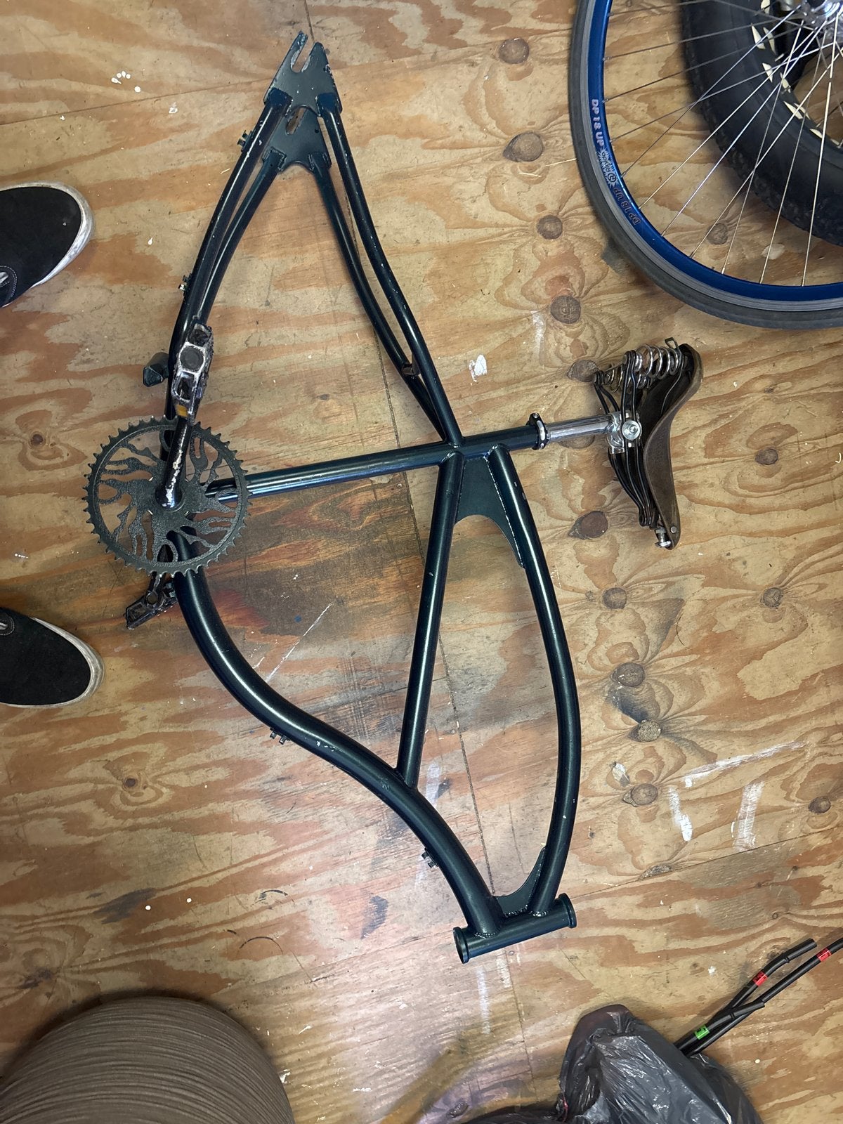 Uniek Lowrider Fietsframe - Gebruikt, Ophalen, Frame, Gebruikt, Staal