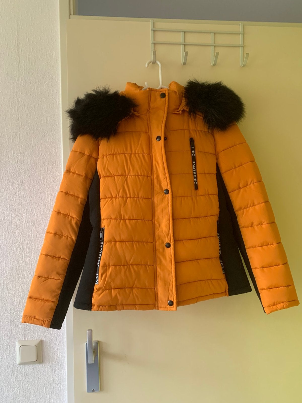 Mooi stoer oranje jack L, Ophalen of Verzenden, Zo goed als nieuw, Maat 38/40 (M), Oranje