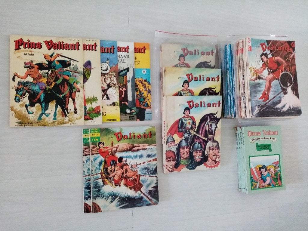 Prins Valiant stripboeken, Boeken, Meerdere stripboeken, Ophalen of Verzenden, Gelezen, Hal Foster