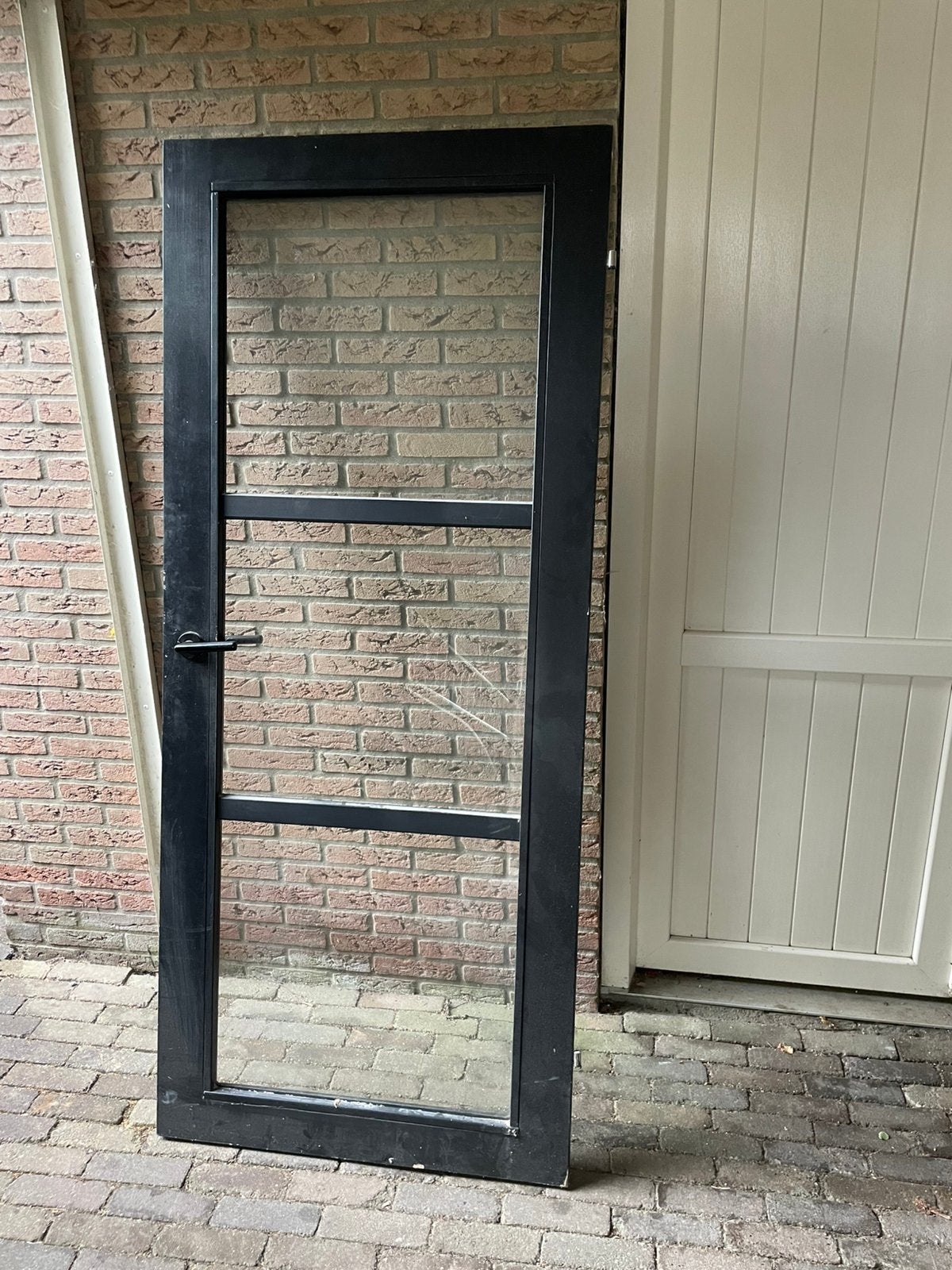 Opdek deur, Doe-het-zelf en Verbouw, Deuren en Horren, Ophalen, Binnendeur, 200 tot 215 cm, Glas