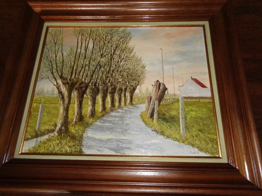 *M. Roels (1933) -Mooie schilderij -Vermeld in PIRON, BAS..., Ophalen of Verzenden