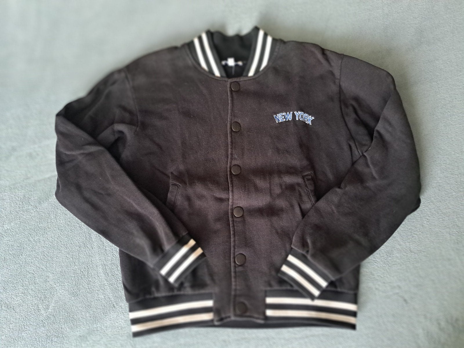 Subdued Baseball Jack New York - Maat XS, Zwart, Ophalen of Verzenden, Subdued, Maat 34 (XS) of kleiner