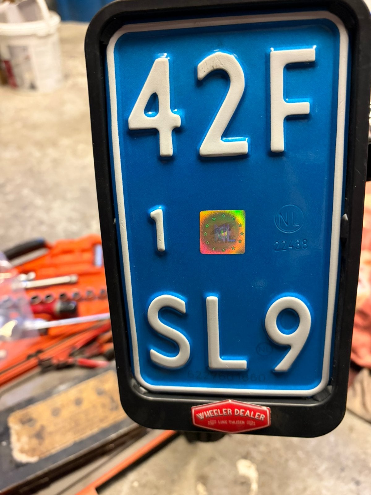 Kenteken verloren 42fsl9 tussen leusden en achterveld, Ophalen of Verzenden, Zo goed als nieuw