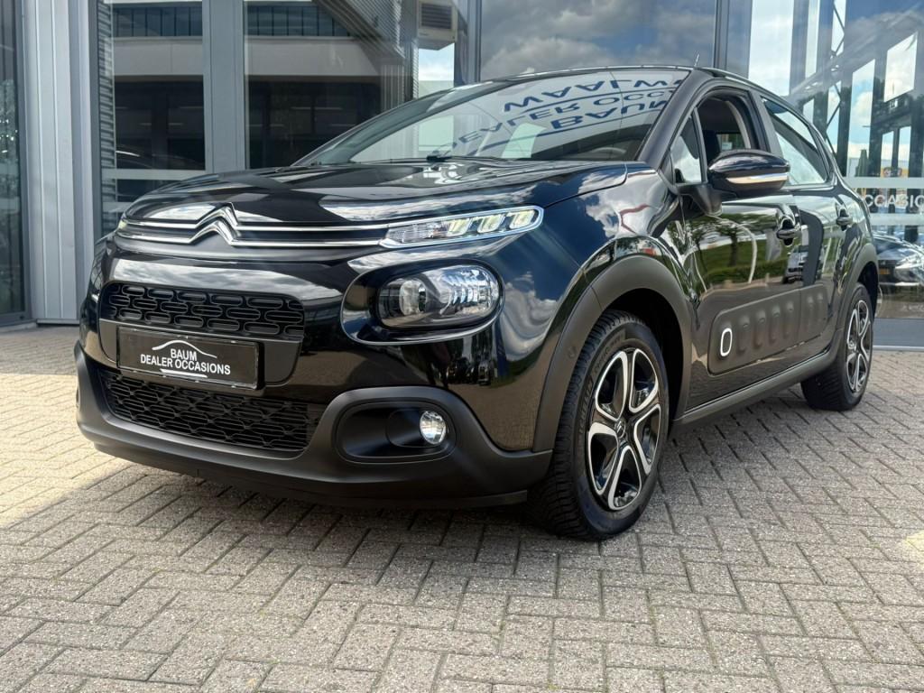 Citroen C3 1.2 PT BUSINESS AUTOMAAT AIRCO CRUISE, Gebruikt, 1199 cc, Electronic Stability Program (ESP), Zwart