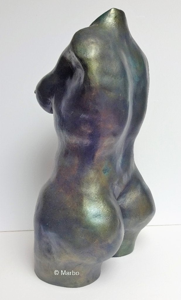 torso vrouw, Ophalen, Handgemaakt, Steen of Keramiek, Beeld