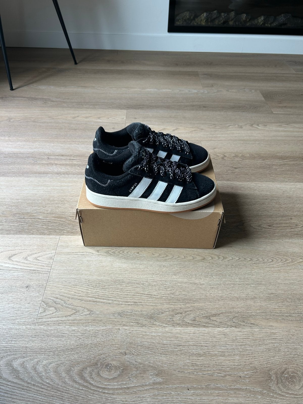 Adidas Campus sneakers., Ophalen of Verzenden, Zo goed als nieuw, Zwart, Sneakers of Gympen