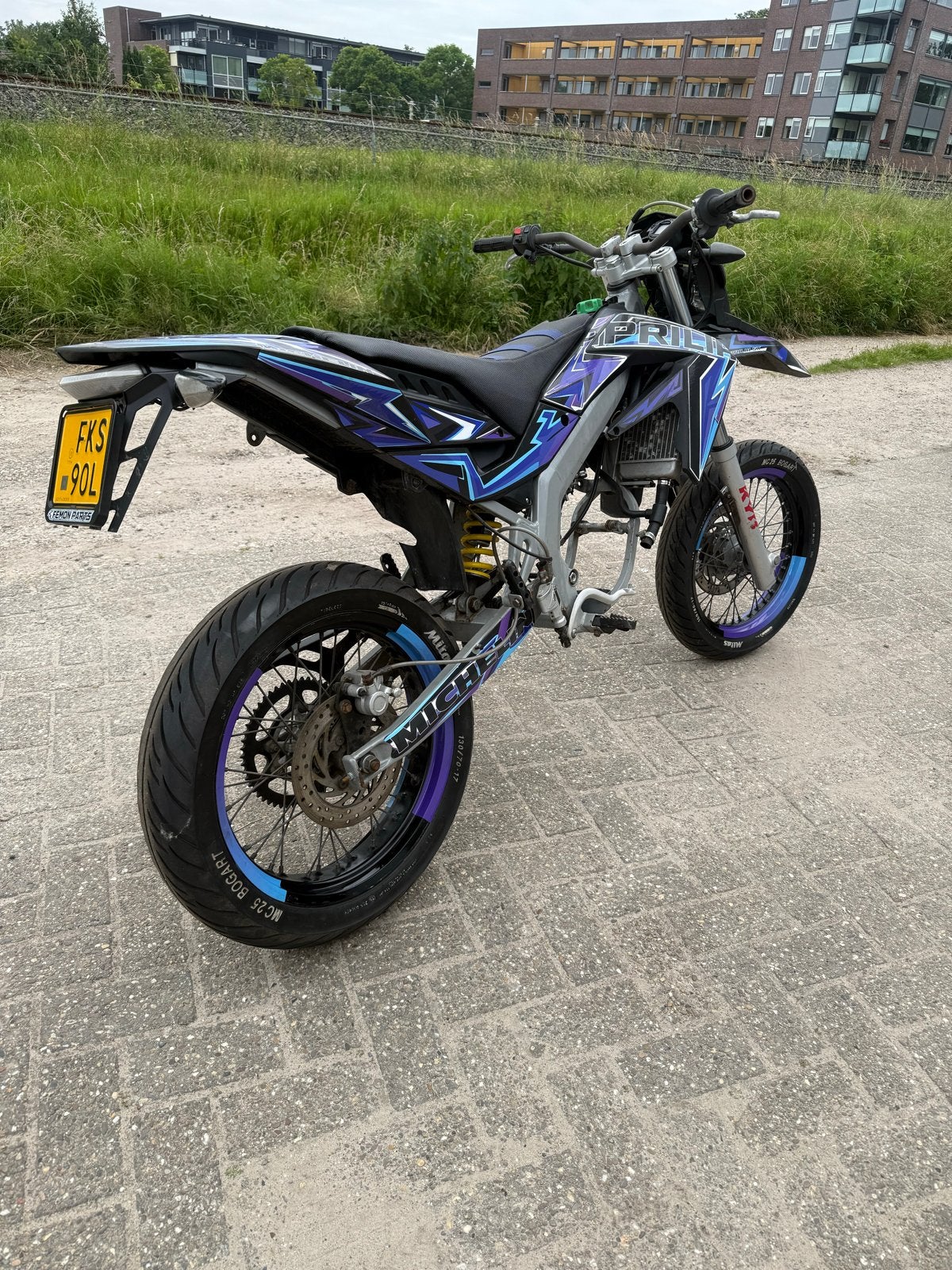 Aprilia SX Derbi Rollend Frame met Kenteken - Project Basis, 6 versnellingen, Gebruikt, Derbi, Maximaal 45 km/u