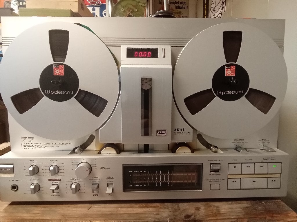 Bandrecorder Akai GX-77, Audio, Tv en Foto, Bandrecorders, Ophalen, Defecte bandrecorder, Met banden