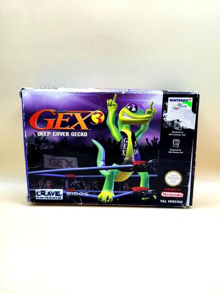Gex 3 Deep Cover Gecko In Doos (No Manual) - N64, Nintendo support, 1 speler, Eén computer, Ophalen of Verzenden