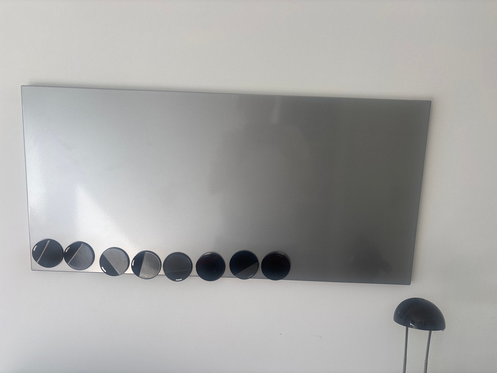 Magneetbord - Zilverkleurig, Ophalen, Gebruikt, Magneetbord