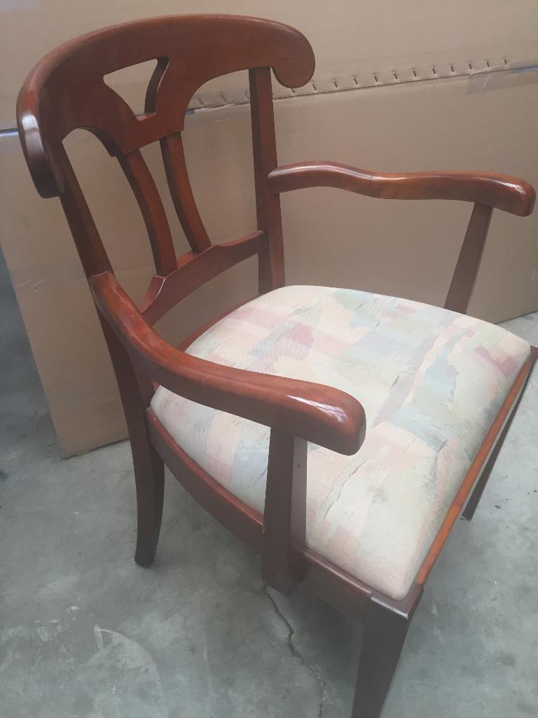 Kersenhout stoelen 4X, Gebruikt, Bruin, Ophalen of Verzenden, Vier