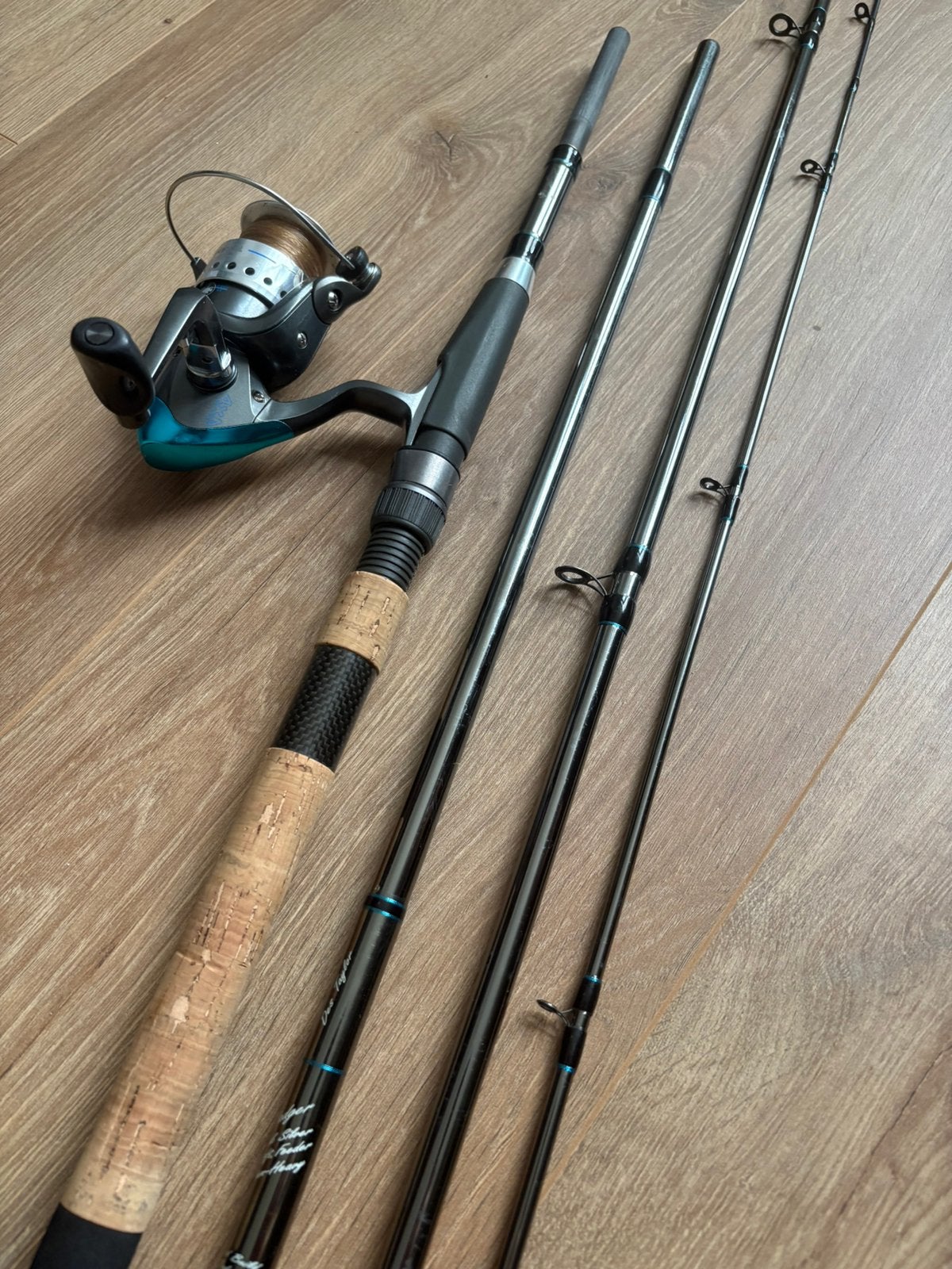 Werphengel feeder ‘des taylor’ in goede staat, Watersport en Boten, Hengelsport | Witvissen, Ophalen of Verzenden, Gebruikt, Complete set
