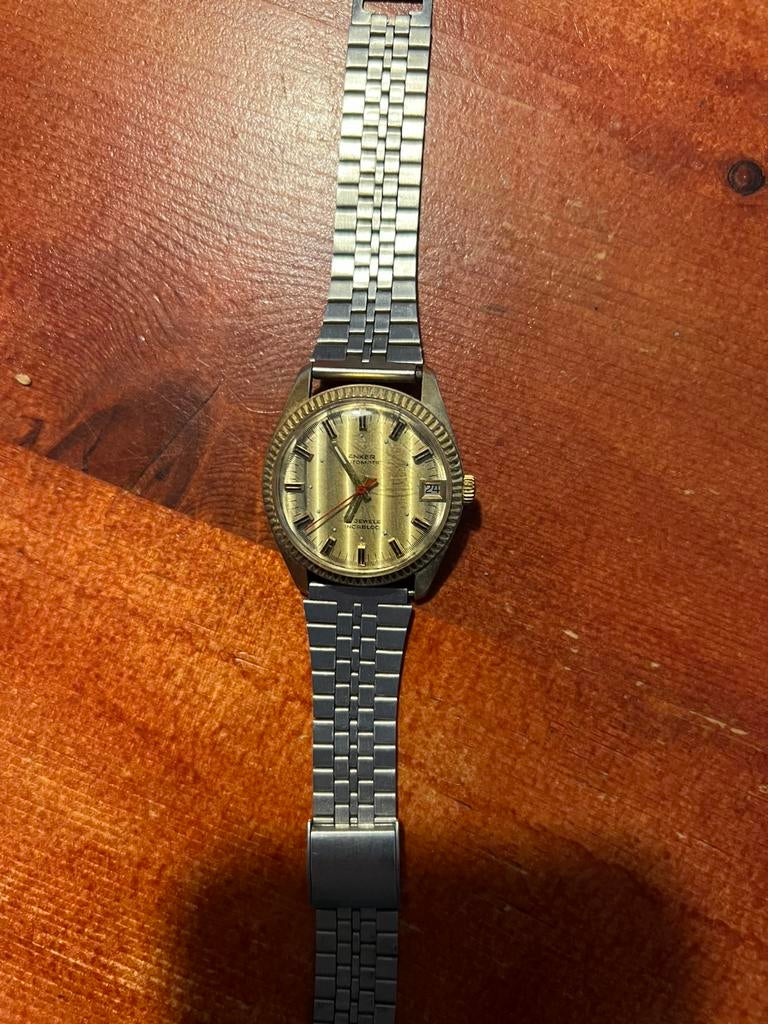 Anker automatic, Sieraden, Tassen en Uiterlijk, Horloges | Antiek, Ophalen of Verzenden, Staal, Overige merken, 1960 of later