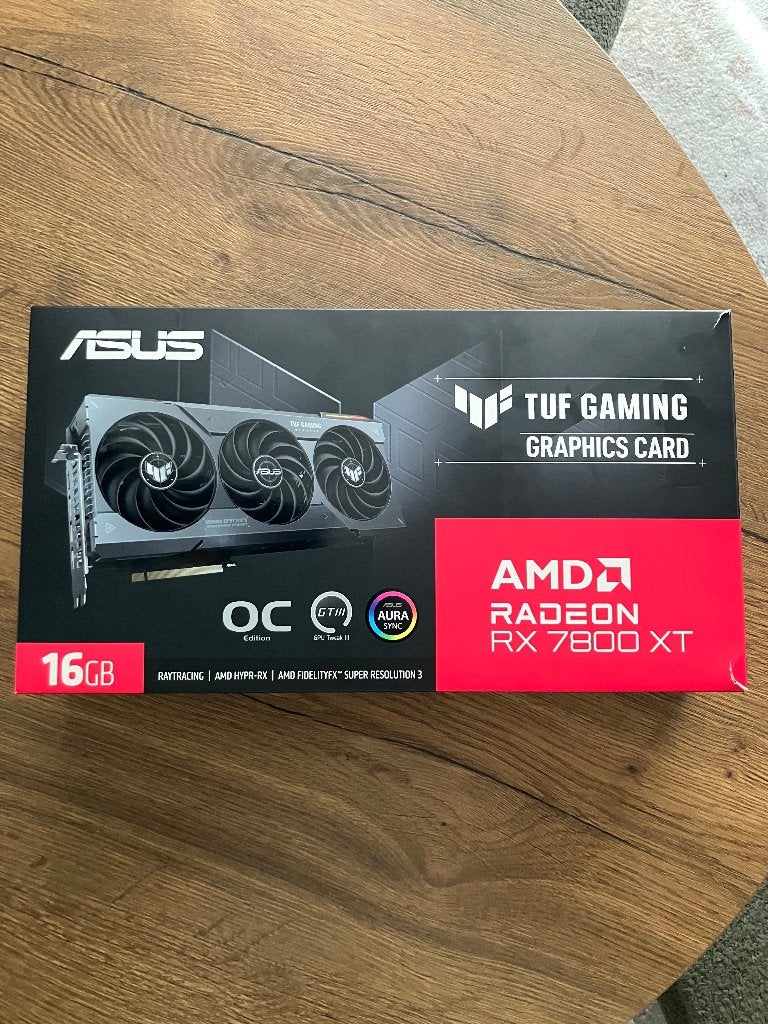 AMD Radeon RX 7800 XT ASUS TUF 16GB videokaart, Computers en Software, AMD, GDDR6, PCI-Express 4, Ophalen of Verzenden