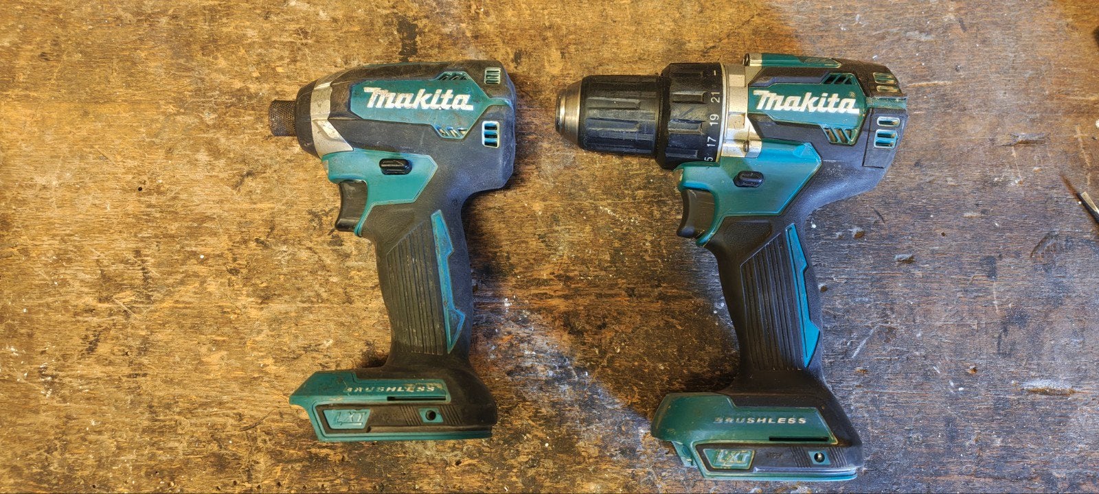 Makita slag schroevendraaier/ boormachine set, Ophalen of Verzenden, Gebruikt, Boormachine