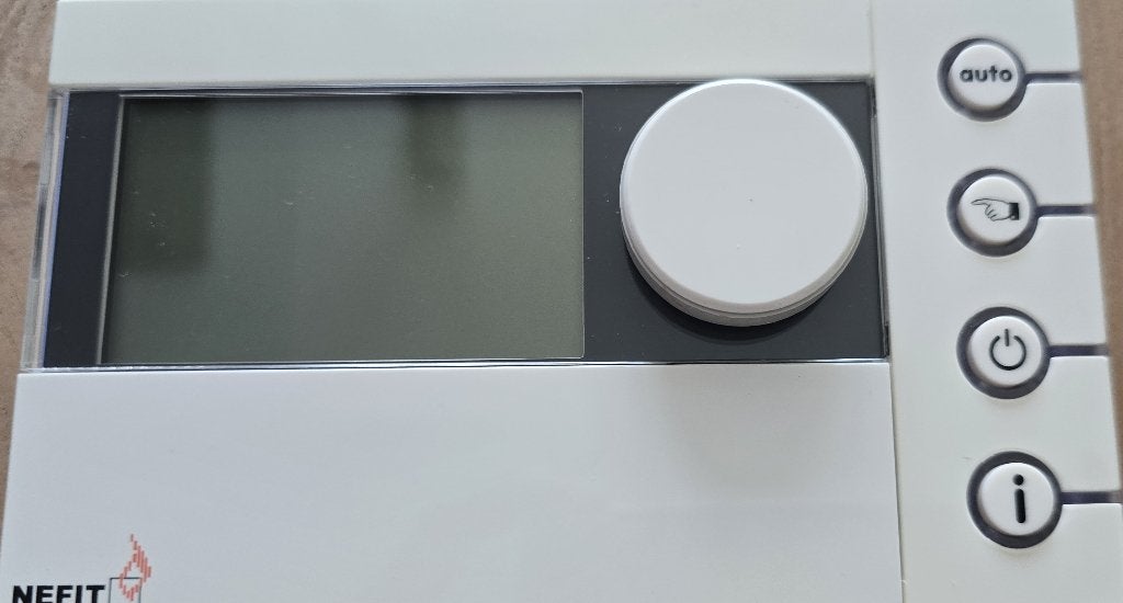 Nefit klokthermostaat ModuLine 300, Doe-het-zelf en Verbouw, Ophalen, Gebruikt