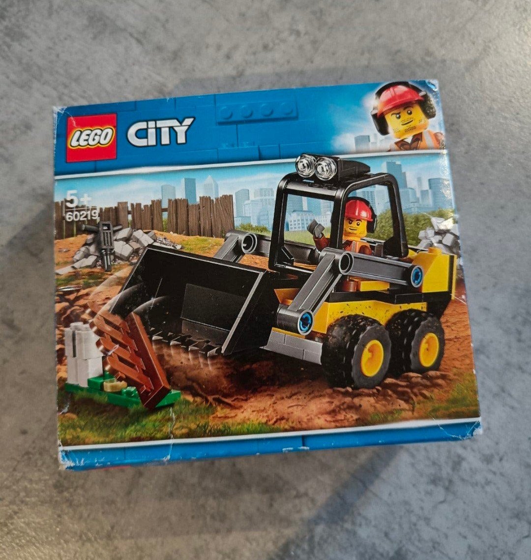 LEGO City 60219 Kiepwagen met bouwvakker minifiguur, City, Lego, Ophalen of Verzenden, Zo goed als nieuw