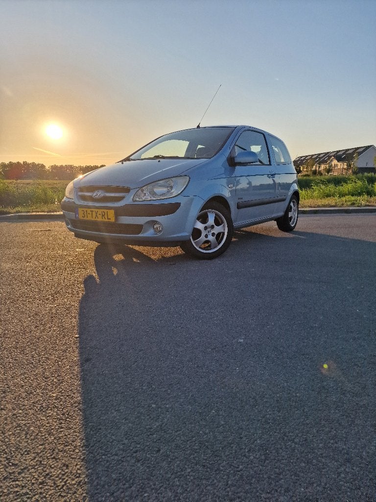 Hyundai Getz 1.4 3DRS 2007 Blauw, Auto's, Hyundai, Voorwielaandrijving, 40 €/maand, Blauw, Origineel Nederlands
