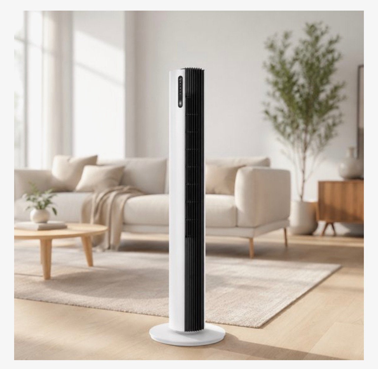 Heinner HTF-LDC30WH Digitale Torenventilator. Nieuw in doos!, Ophalen of Verzenden, Ventilator met afstandsbediening, Nieuw, Torenventilator