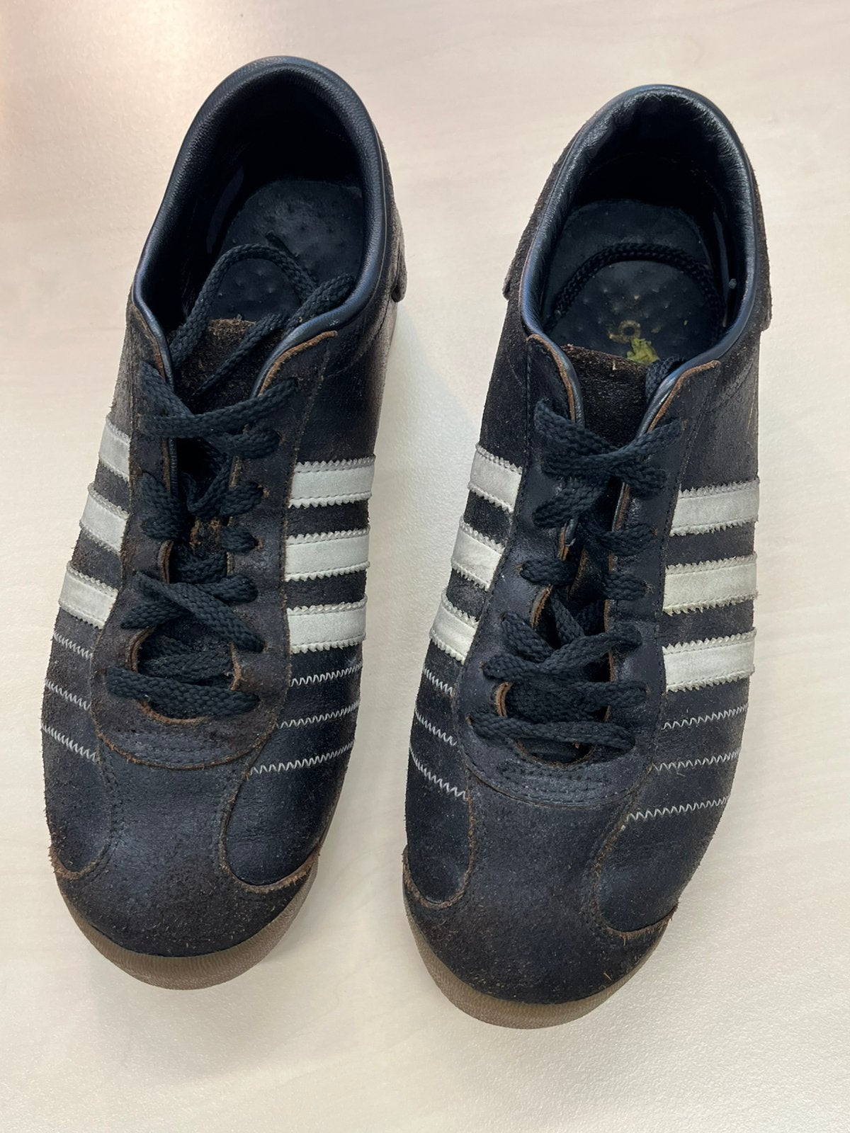 Vintage Adidas Chile ‘62 sneakers, Zwart, Ophalen of Verzenden, Sneakers of Gympen, Zo goed als nieuw