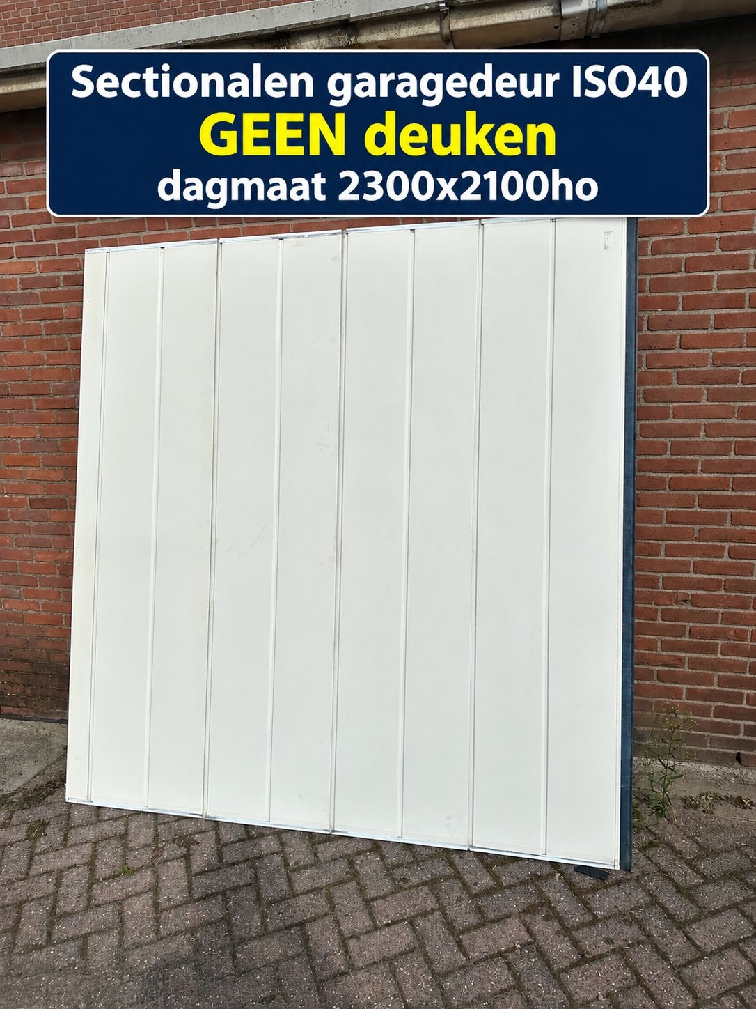 Hormann Sectionaal Garagedeur ISO40 - GEEN deuken, Garagedeur, Ophalen of Verzenden, Zo goed als nieuw, Metaal