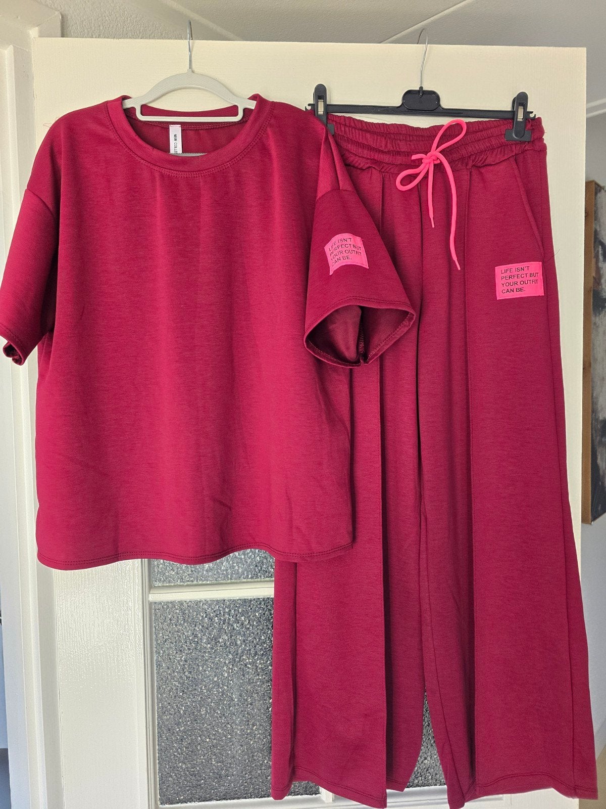 nieuw pak life isnt perfect bordeaux 38 40 42 44, Kleding | Dames, Ophalen of Verzenden, Nieuw, Maat 42/44 (L), Rood