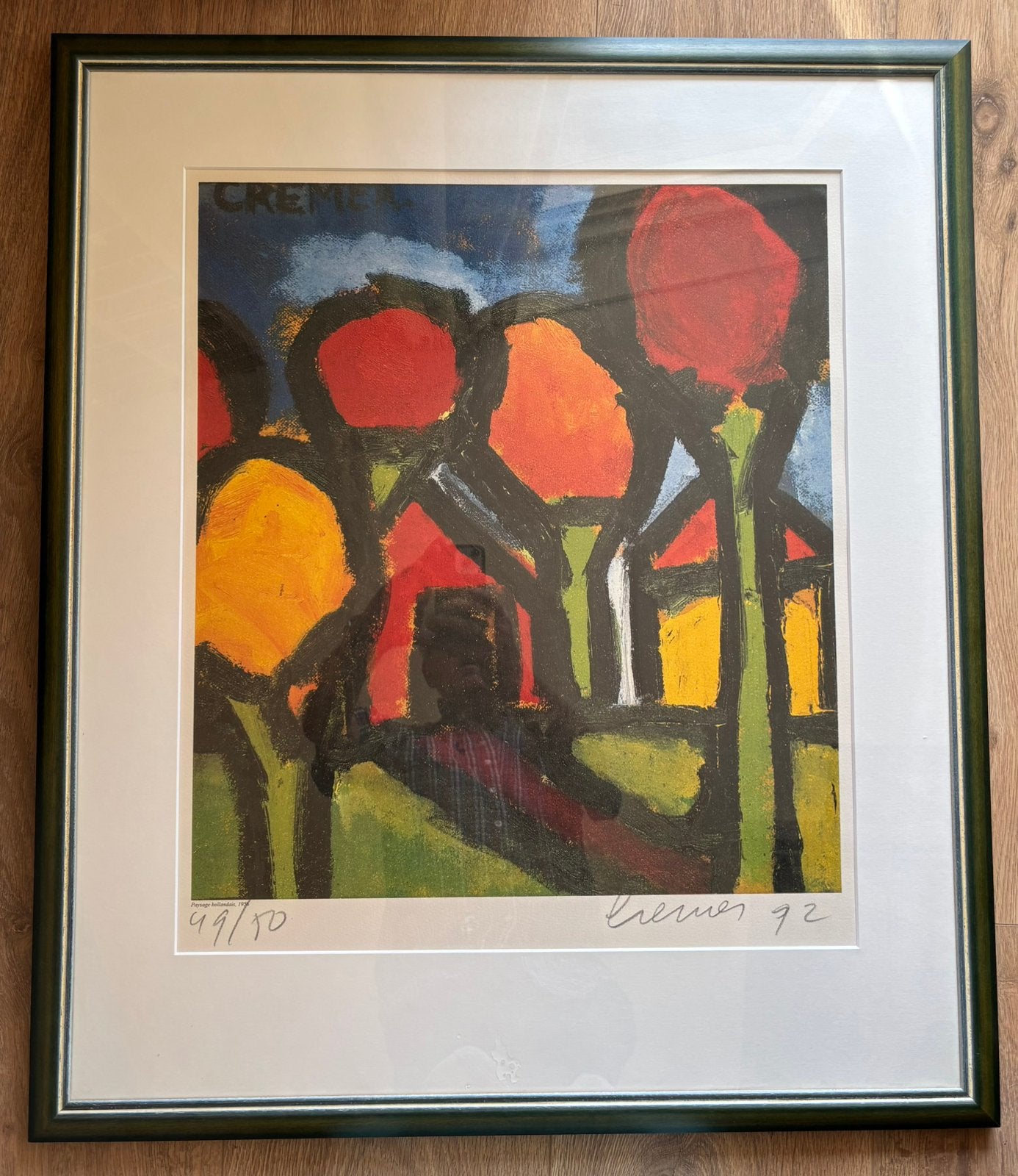 Jan Cremer zeer zeldzame zeefdruk met kleine oplage 49/50, Antiek en Kunst, Kunst | Litho's en Zeefdrukken, Ophalen, Gelimiteerde oplage