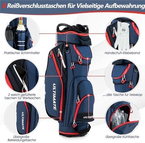 Golfbag – Golftas – Golfcarttas – Standbag – Golfreistas, Corvance B.V., Verzenden, Nieuw, Corvancebol@gmail.com