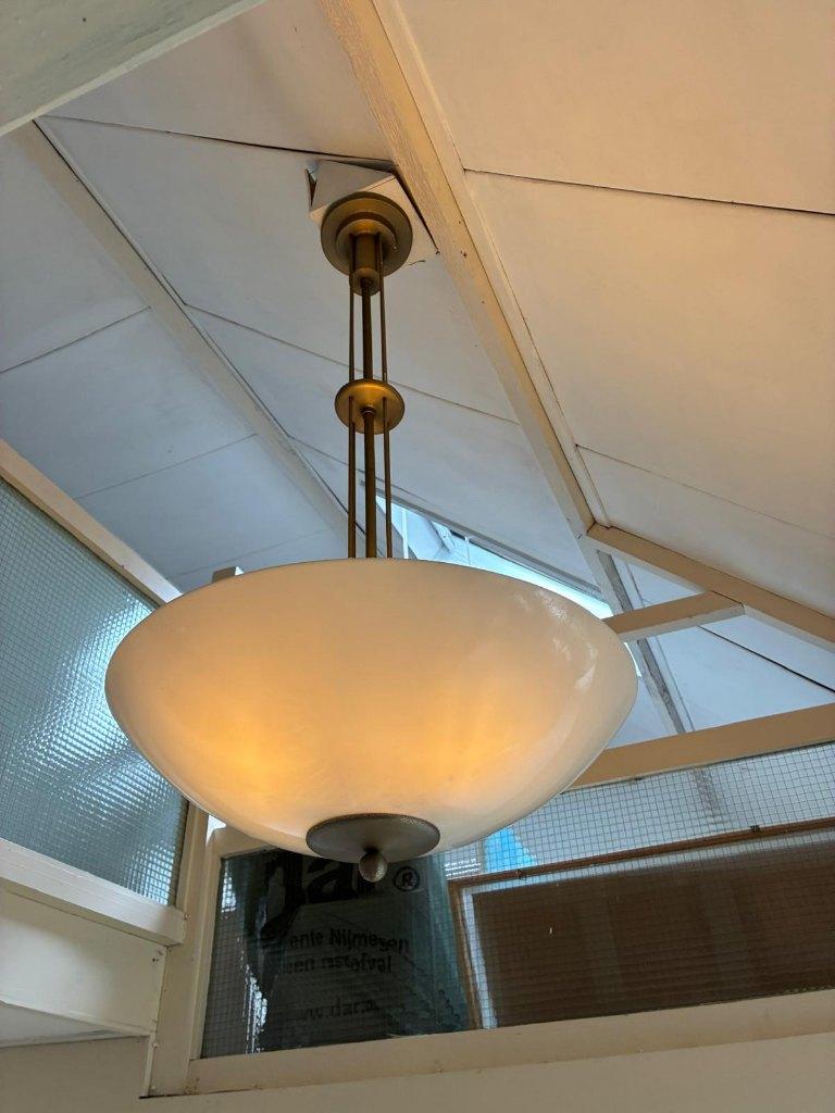 hanglamp Giso Gispen, Ophalen, Gebruikt, 75 cm of meer, Glas