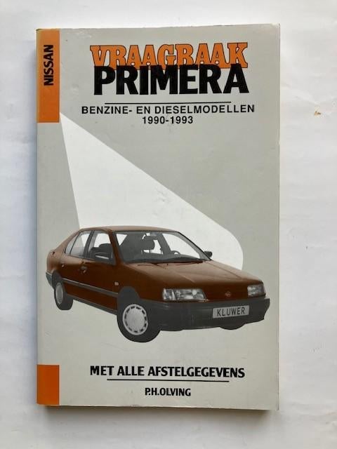 Vraagbaak   Nissan Primera     benzine - diesel  1990 - 1993, Ophalen of Verzenden