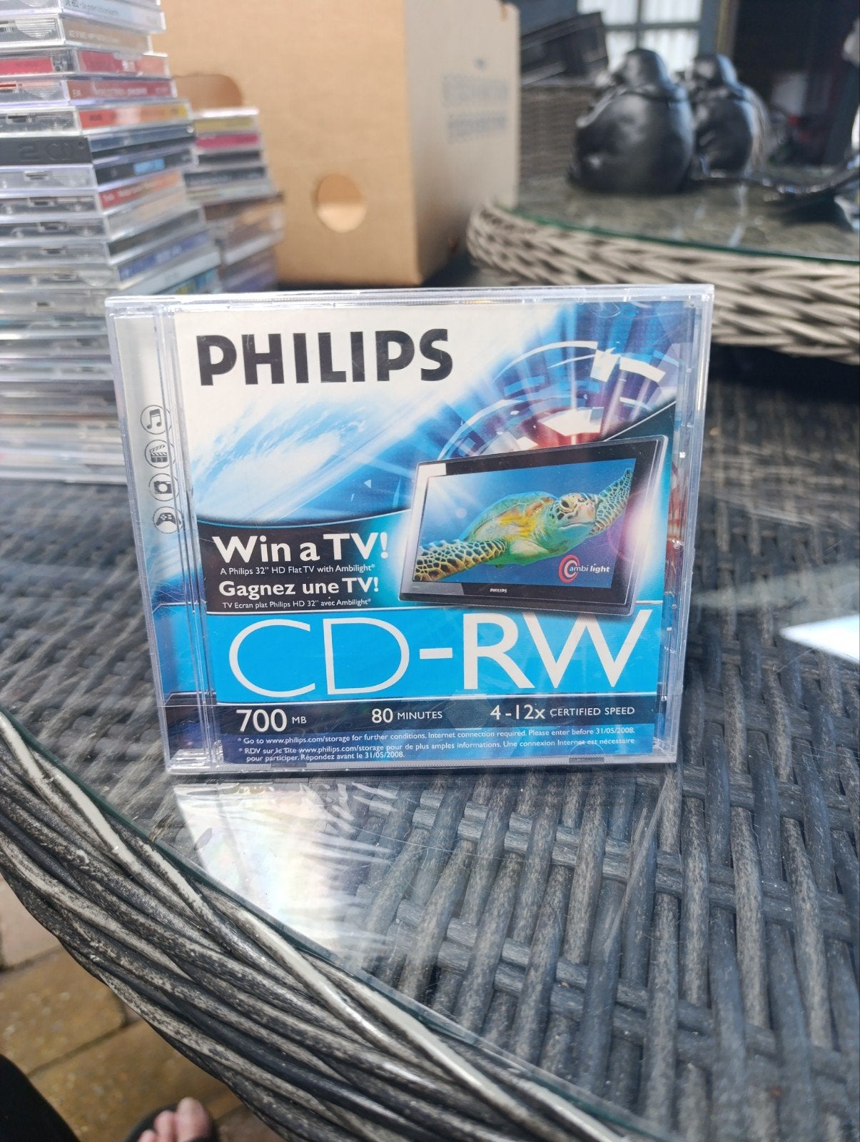 Philips CD-RW 700 MB 80 min 4-12x gecertificeerde snel, Computers en Software, Beschrijfbare discs, Philips, Herschrijfbaar, Cd