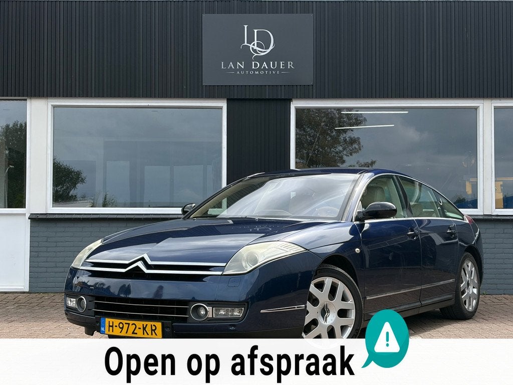 Citroen C6 3.0 V6 / Automaat / beige Interieur Nette wagen!, Auto's, Citroën, Gebruikt, C6, 2946 cc, Blauw