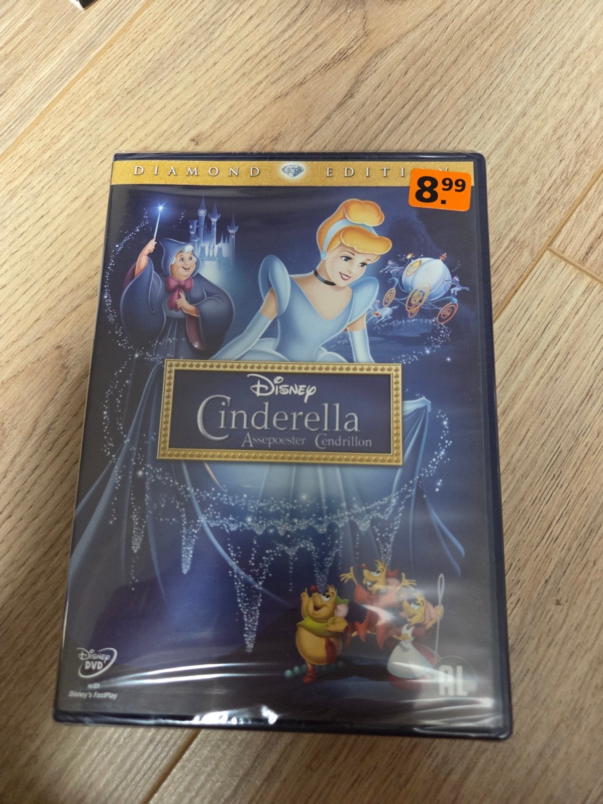 Disney Assepoester Diamond Editie DVD - Nieuw & Geseald, Animatie, Ophalen of Verzenden, Nieuw in verpakking, Alle leeftijden
