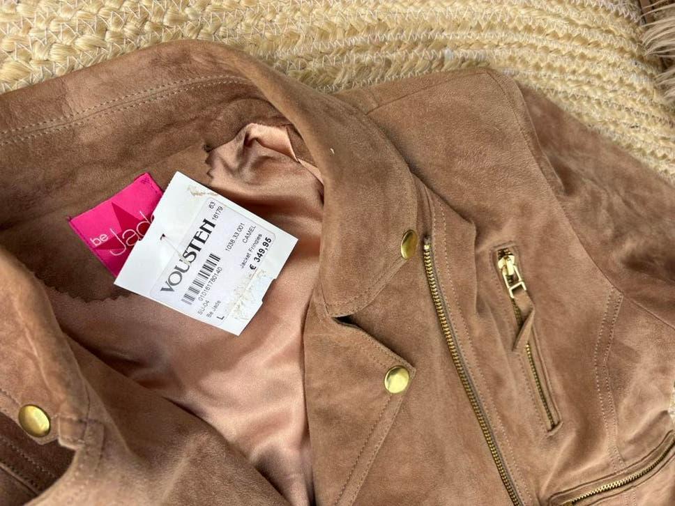 Suede jasje Be Jade, Maat 38/40 (M), Bruin, Verzenden, Nieuw