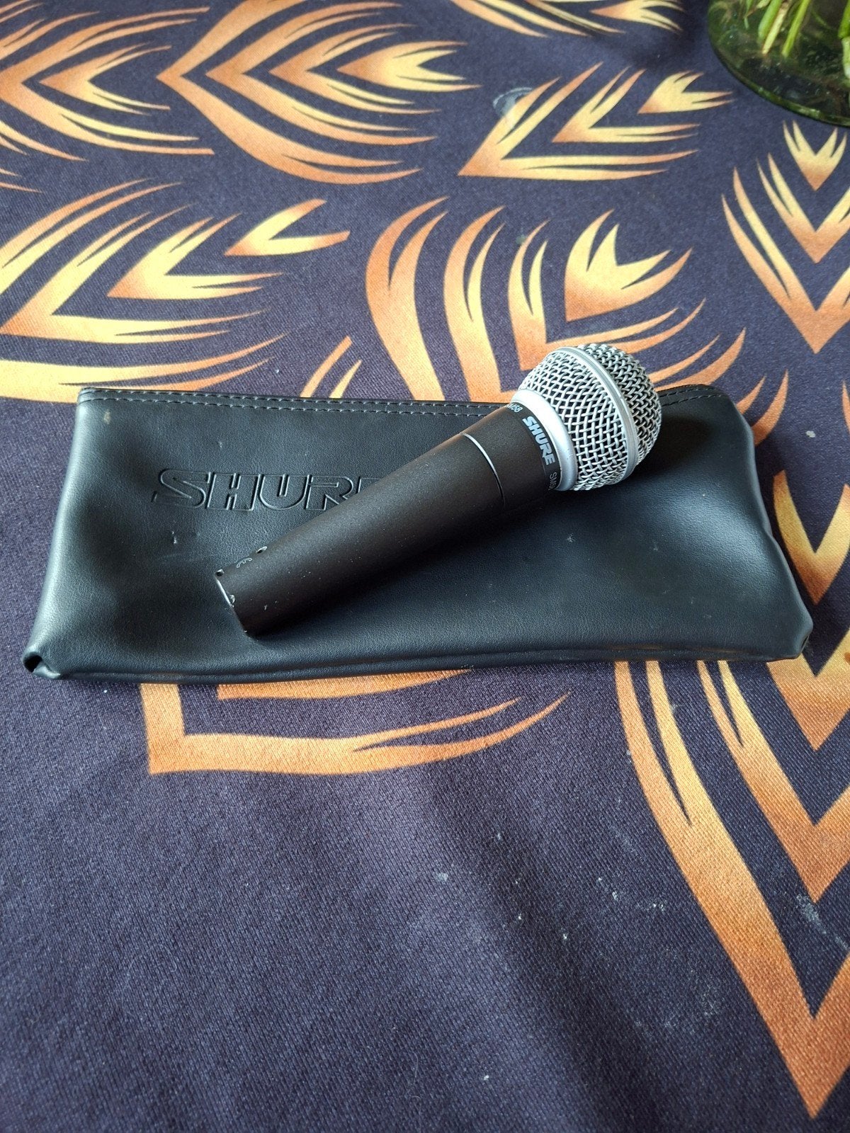 Shure SM58 Zangmicrofoon met etui, Muziek en Instrumenten, Ophalen, Gebruikt, Zangmicrofoon