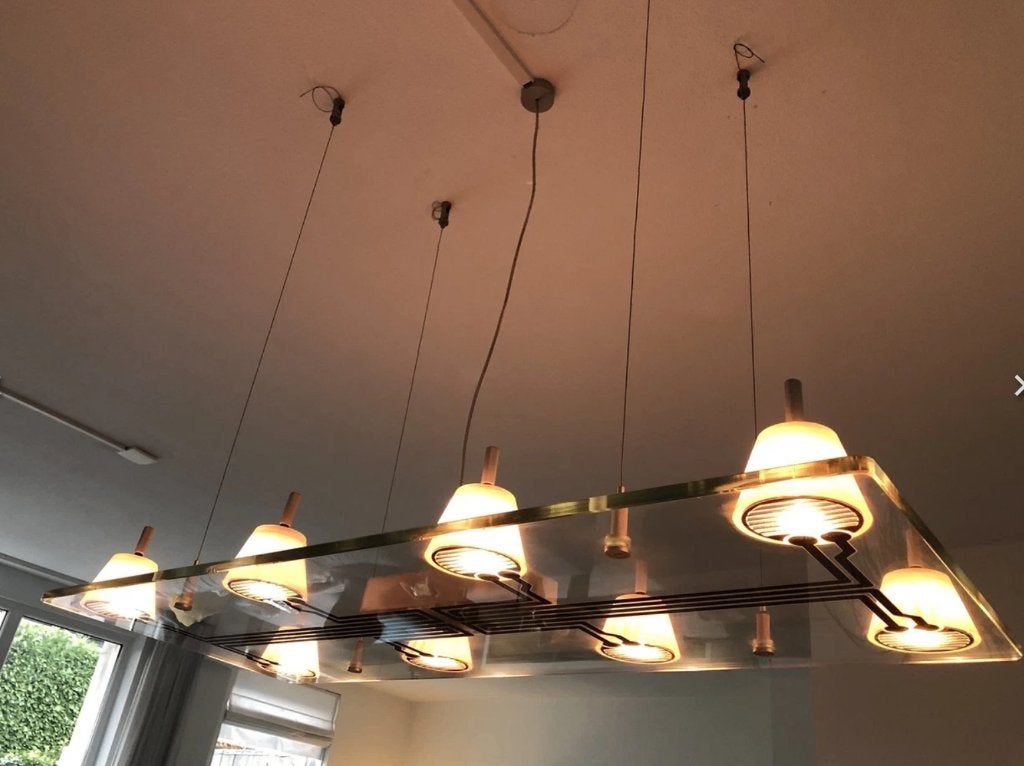6 IZGS FLOS Lastra 8 sospensione rectangular lamp Design, Ophalen of Verzenden, Nvt, Nvt, Nvt