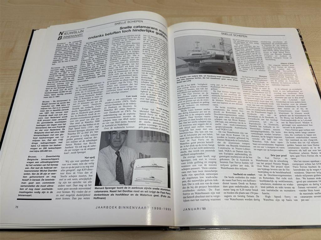 Jaarboek Binnenvaart [1999] — Overzicht in Woord & Beeld, Verzamelen, Scheepvaart, N.v.t., N.v.t., Ophalen of Verzenden, Zo goed als nieuw